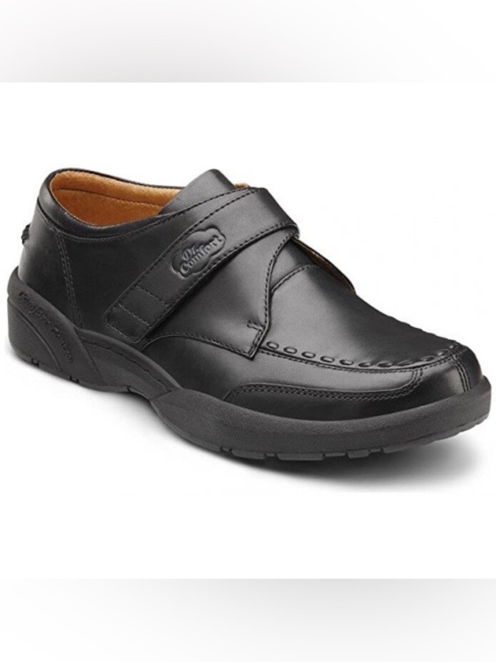 Dr. Comfort Orthopedic Black Leather Shoes